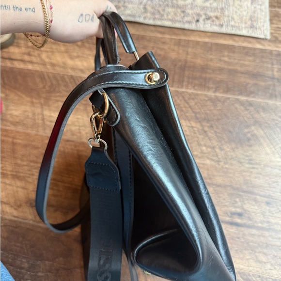 Jingpin Black Women's Satchel - Picture 4 of 5